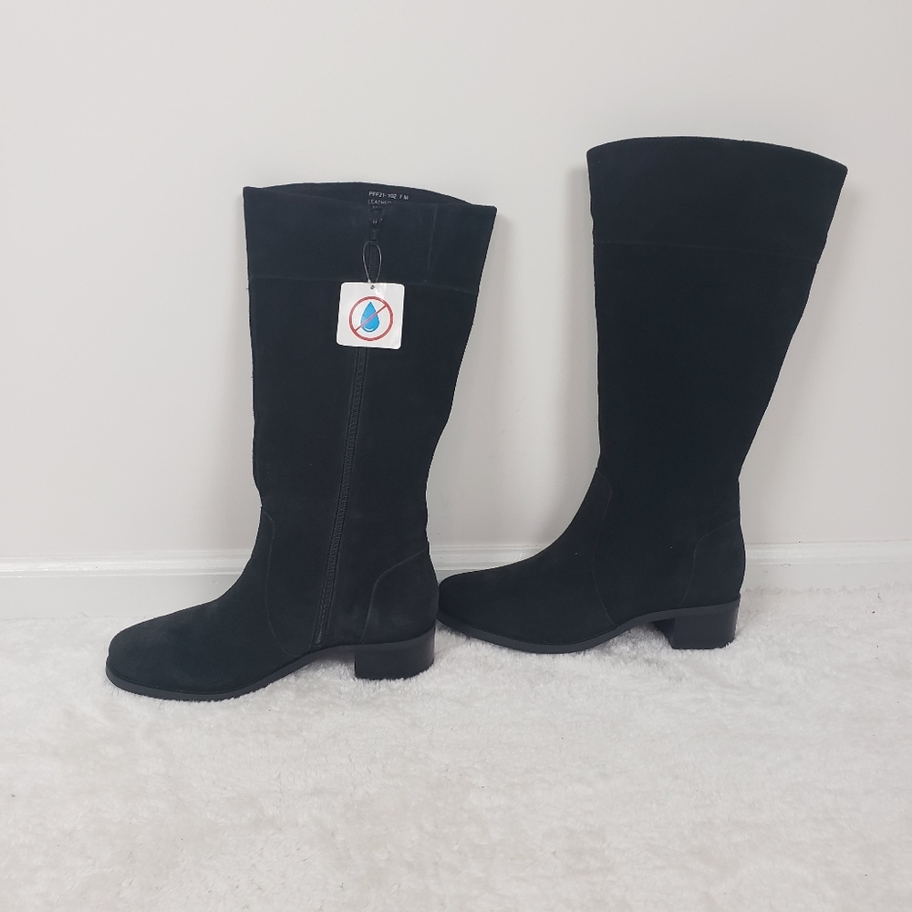 David Tate Genuine Suede Leather Boots